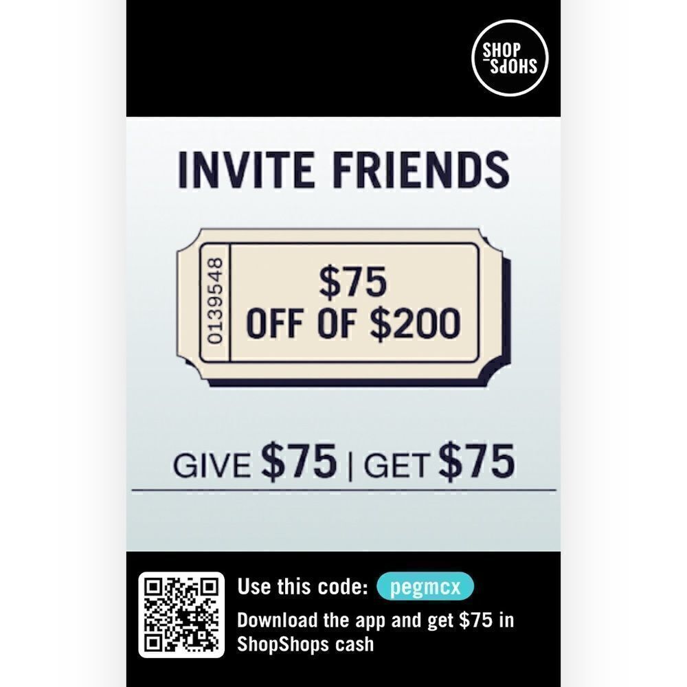 ShopShops Referral Code: pegmcx - Picture 2 of 3